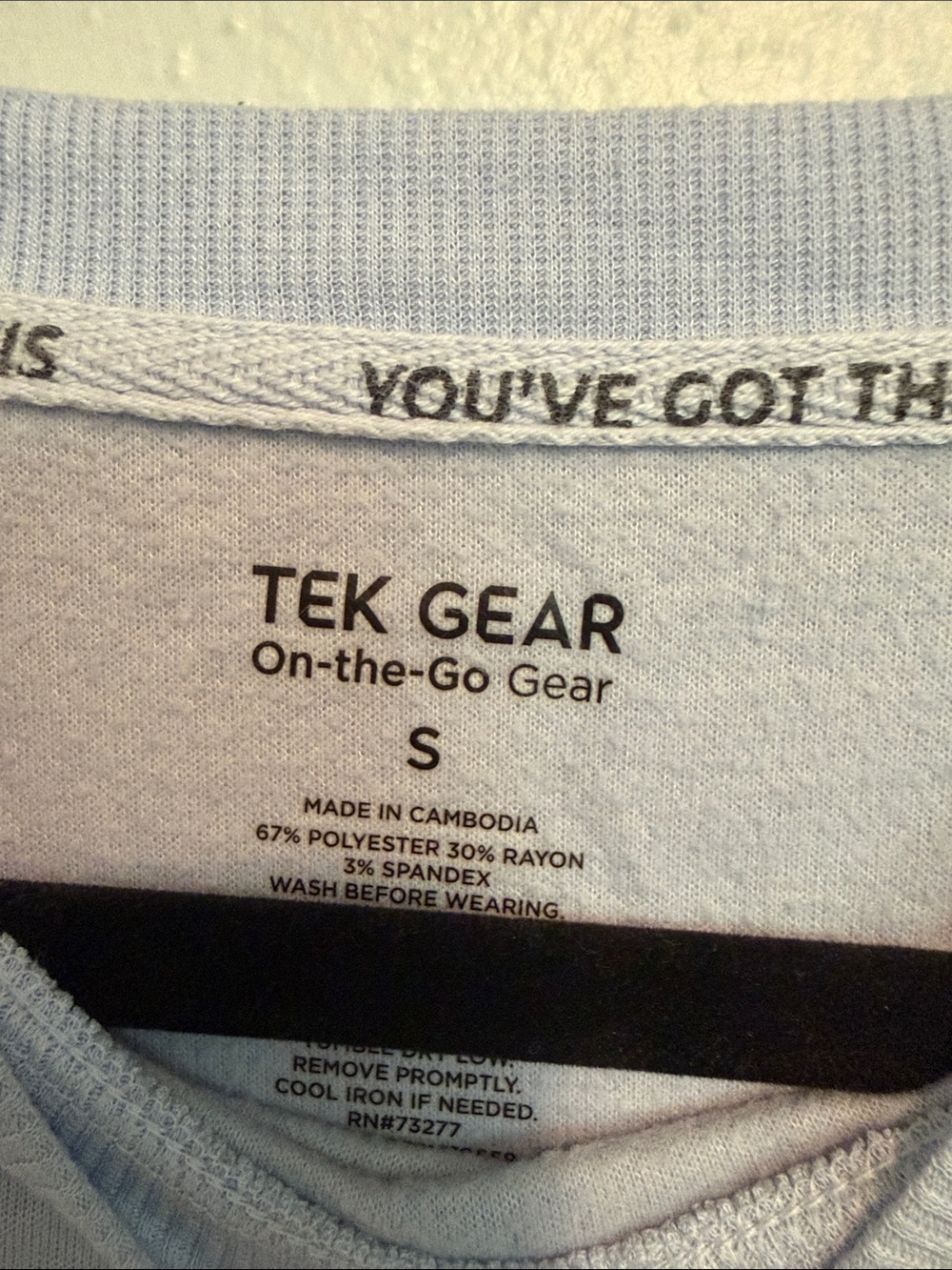 tek gear Pale Lavender Crewneck Tee - Picture 2 of 3